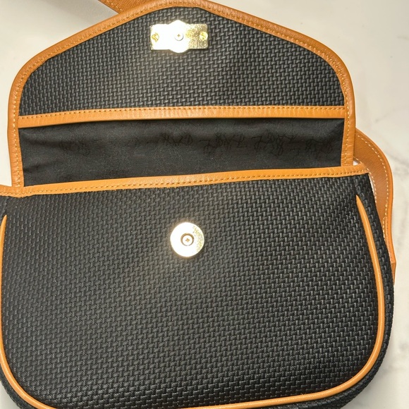 Yves Saint Laurent Black and Tan Crossbody Bag - Picture 8 of 16